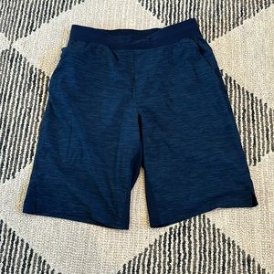 Lululemon Navy Heathered Training Shorts